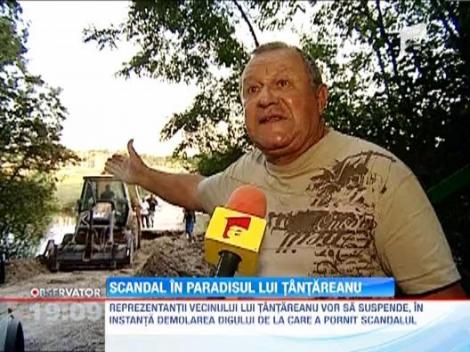 Cristian Tantareanu, in scandal cu un vecin pentru un dig de pe lac