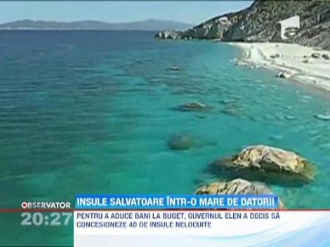 Guvernul din Grecia a decis sa inchirieze 40 de insule nelocuite