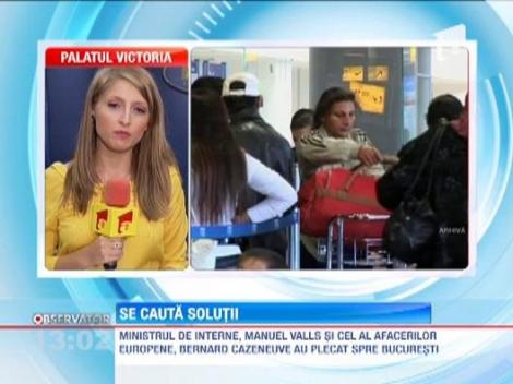 Ministrul de Interne francez, Manuel Valls, in vizita in Romania