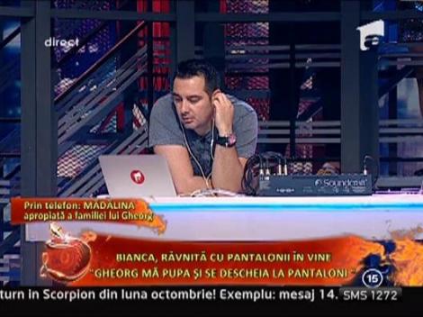 Bianca Rus: "Gheorg este un afon. Una dintre melodii o canta pe vocea lui Petrica Matu Stoian"