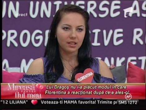 Florentina: "Mi-a placut Dragos. Cred ca m-a interpretat gresit"