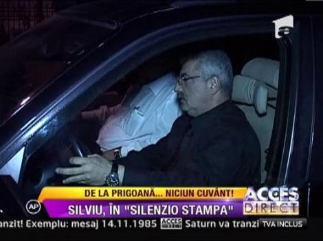 Silviu Prigoana, in "silenzio stampa" cu toata lumea