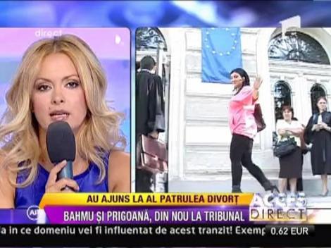 Adriana Bahmuteanu si Silviu Prigoana, din nou la tribunal