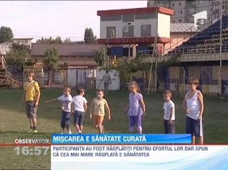 70 de copii din Capitala au avut parte de o lectie de sport inedita