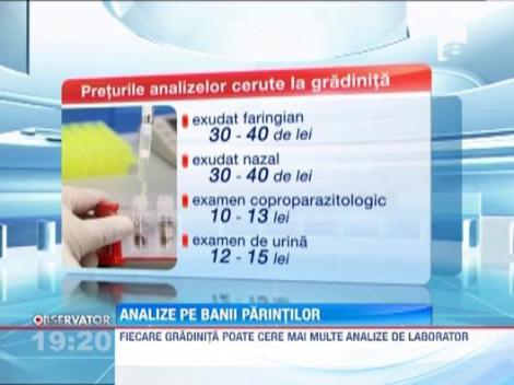 Avizul epidemiologic cerut de gradinite si scoli ii costa pe parinti cel putin 50 de lei