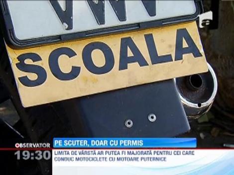 Scuteristii ar putea fi obligati sa-si ia permis de conducere
