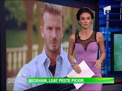 David Beckham a fost luat la misto in ultima reclama