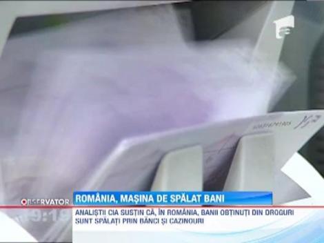 CIA: Romania, o masina de spalat banii obtinuti din traficul de droguri
