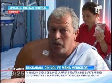 Helmuth Duckadam a fost internat din nou in spital