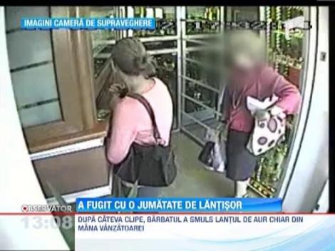 Furt pe jumatate la o casa de amanet-bijuterii din Constanta