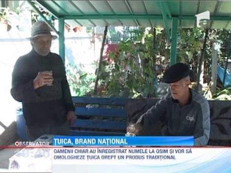 Localnicii unei comune din Botosani vor sa inregistreze tuica brand national
