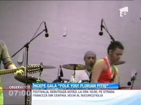 Astazi incepe ce-a de-a doua editie a galei "Folk You! Florian Pitis"