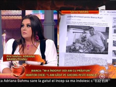 Bianca Rus: "Un fost iubit mi-a dat papucii din cauza lui Gheorg"