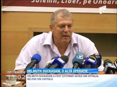 Helmuth Duckadam ar putea fi operat din nou