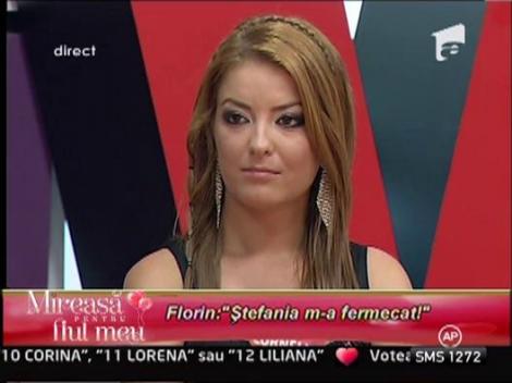 Stefania: "Nu am simtit fluturasi in stomac la intalnirea cu Florin"