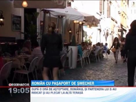 Un roman a facut circ in centrul Romei