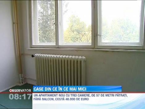 Proprietarii complexurilor rezidentiale au taiat din dimensiunea camerelor