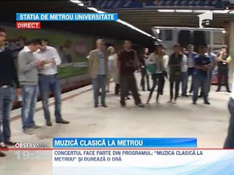 Timp de o saptamana, bucurestenii vor avea parte de concerte inedite la metrou