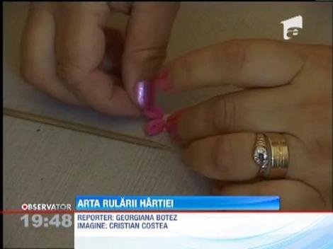 Hartia prinde viata in mainile unei oradence