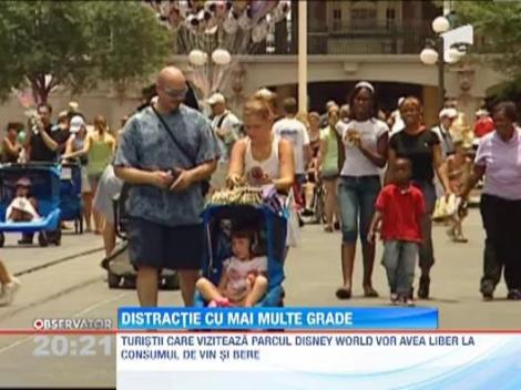 Liber la alcool in parcul Disney World