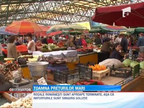 Sezonul conservelor a inceput cu preturi mai mari la legume