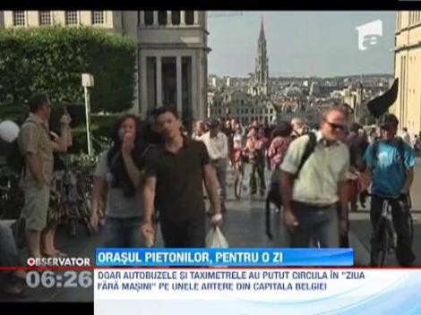 Bruxelles: Orasul pietonilor, pentru o zi