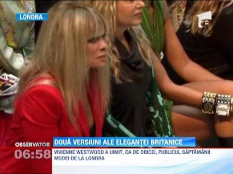 Vivienne Westwood a uimit din nou publicul Saptamanii Modei de la Londra