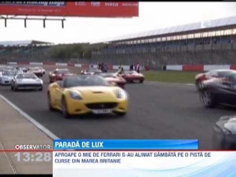 Cea mai mare parada de Ferrari-uri din istorie: 964 de bolizi s-au aliniat la start