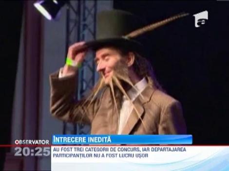 Posesorii celor mai frumoase si bogate mustati s-au luat la intrecere in Marea Britanie