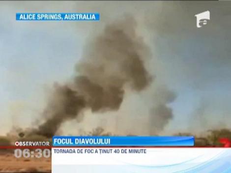 Imagini spectaculoase! Tornada de foc in Australia