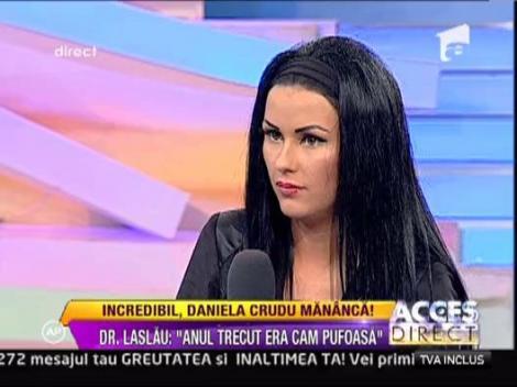 Daniela Crudu: "Nu ma infometez. Mananc de toate!"