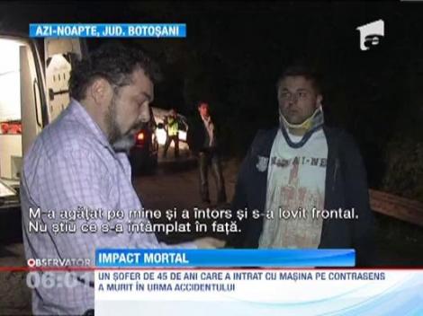 Grav accident in Botosani! Un barbat a murit si alte cinci persoane au fost ranite