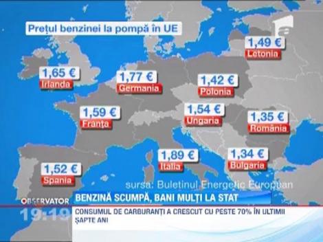 Pretul real al benzinei: 3 lei/litru. Restul sunt taxe si accize