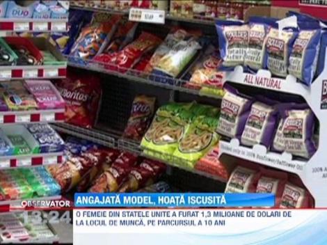 SUA: O angajata a unei benzinarii a furat, in 10 ani de zile, suma de 1,3 milioane de dolari