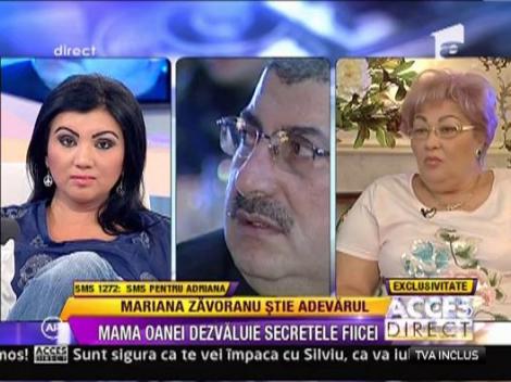 Marioara Zavoranu: "Oana nu este intr-o relatie cu Prigoana"