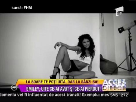 Fosta iubita a lui Smiley uimeste printr-un pictorial hot