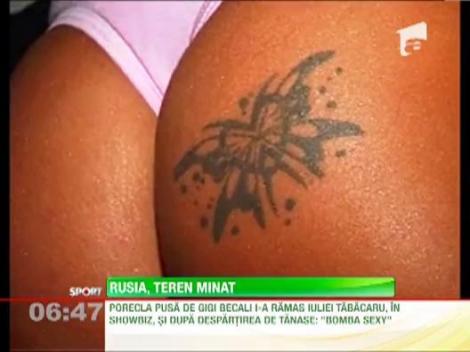 Tanase nu scapa de bombe sexy nici daca pleaca in Rusia!