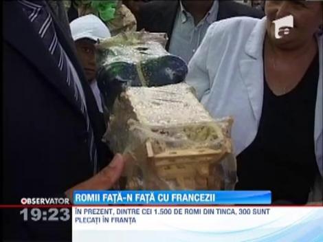 Rromii din Tinca, fata in fata cu oficialii din Lyon