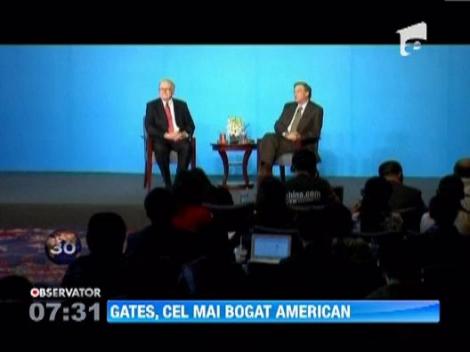 Bill Gates, cel mai bogat american