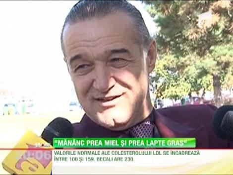 Doctorul l-a speriat pe Becali.  I-a zis ca trebuie sa renunte la carnea de miel