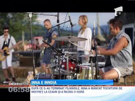 Inna a filmat noul clip printre capitele de fan