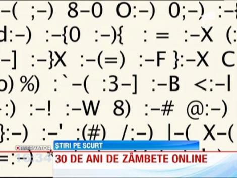 Celebrul smiley :) de pe internet a implinit 30 de ani
