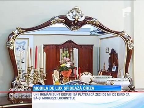 Mobila de lux sfideaza criza