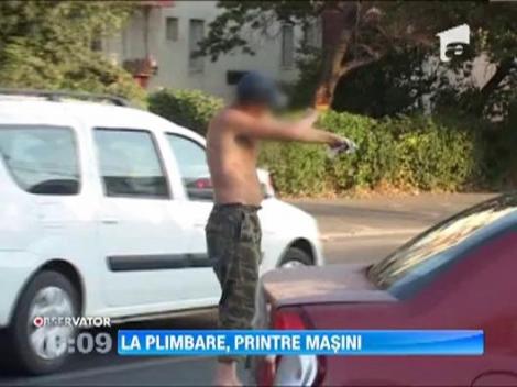 Un pieton turmentat a provocat haos pe o strada din Constanta