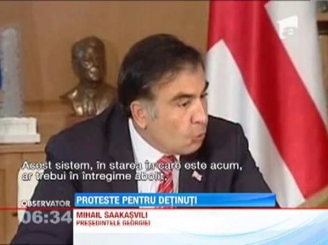 Intregul sistem penitenciar din Georgia este paralizat!