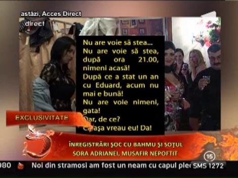 Sora Adrianei Bahmuteanu, musafir nepoftit in casa Prigoana