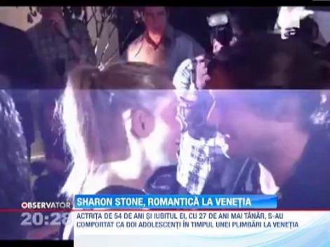 Sharon Stone, romantica la Venetia