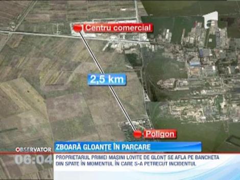 Bucuresti: Un glont ratacit dintr-un poligon a lovit doua masini