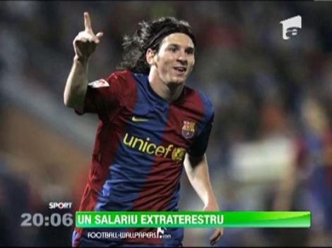 Salariu de extraterestru pentru Messi
