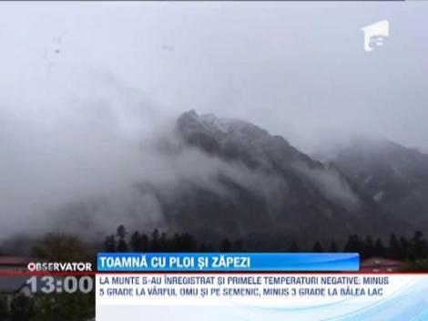 Prima ninsoare din acest sezon! Stratul de zapada a atins 35 de centimetri la Balea Lac